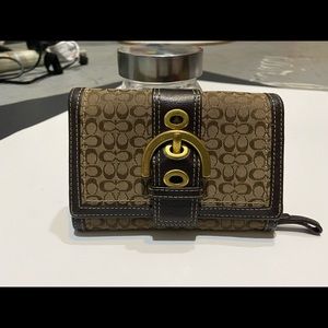 Brown Coach wallet
